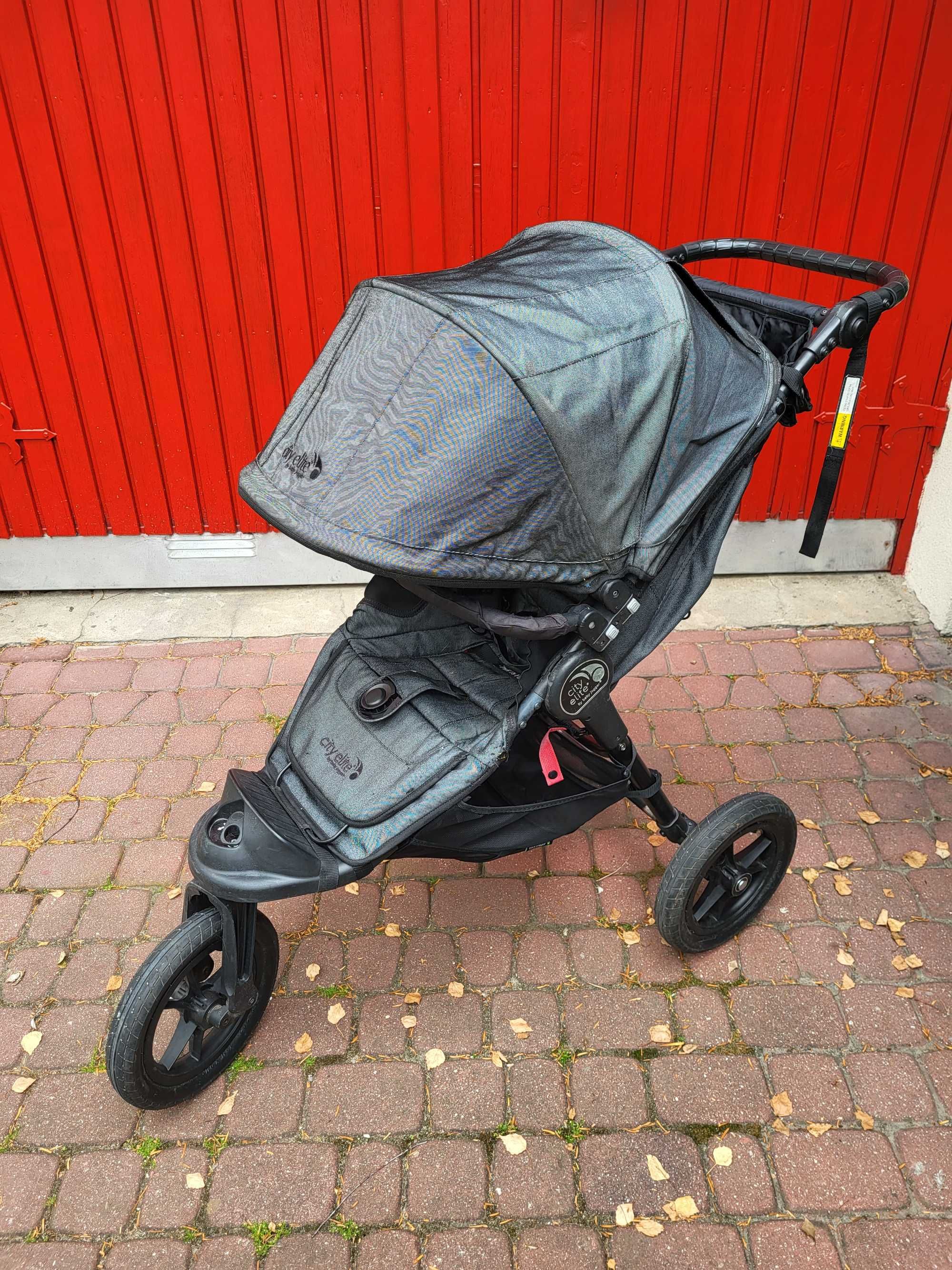 Wózek Baby jogger City Elite spacerówka + gondola + dodatki