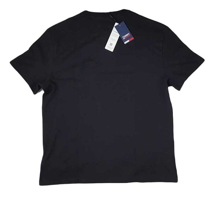 Męska koszulka Tommy Jeans USA T-shirt czarna Hilfiger oryg. nowa -XXL