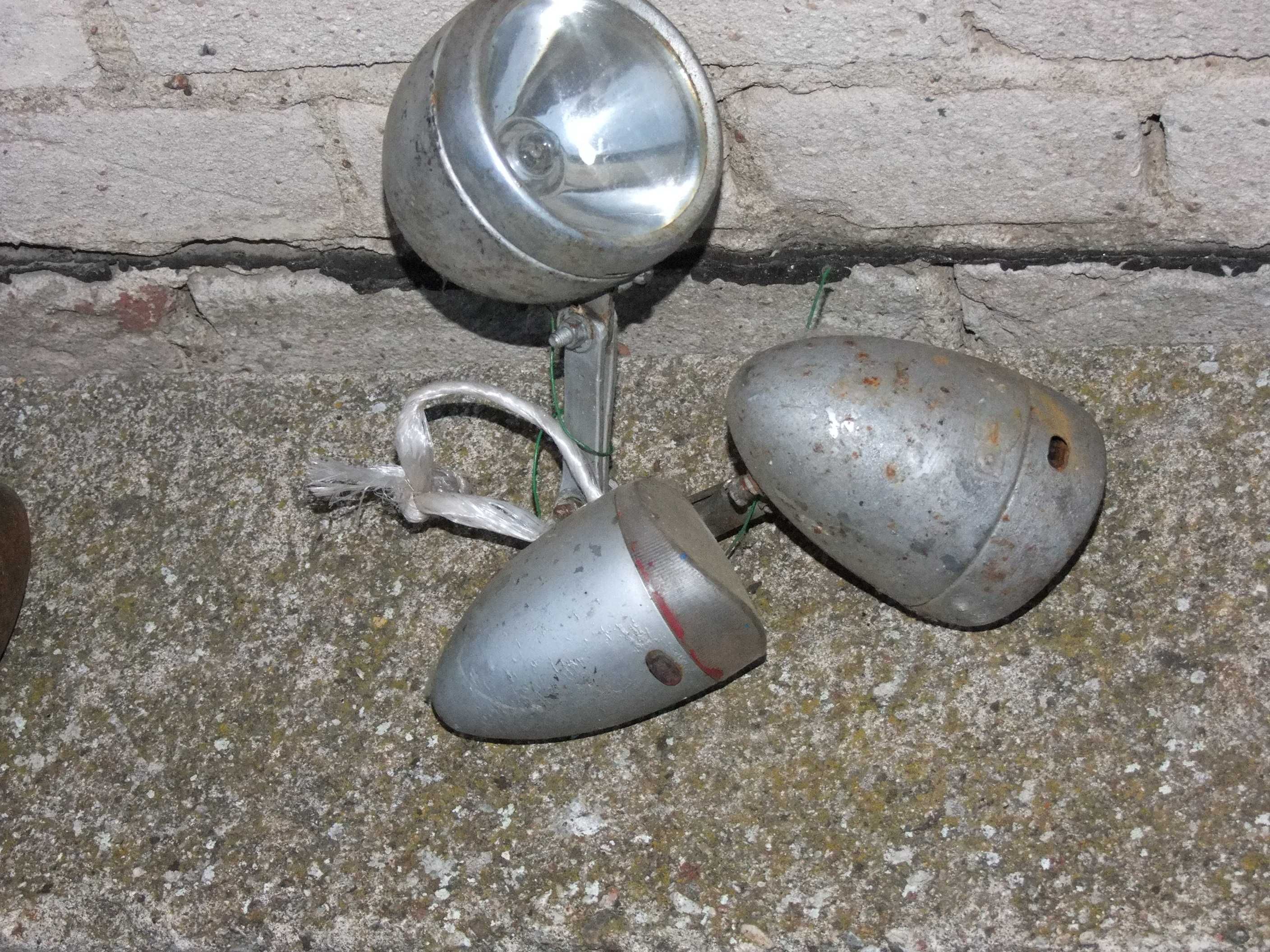 Stare lampy rowerowe