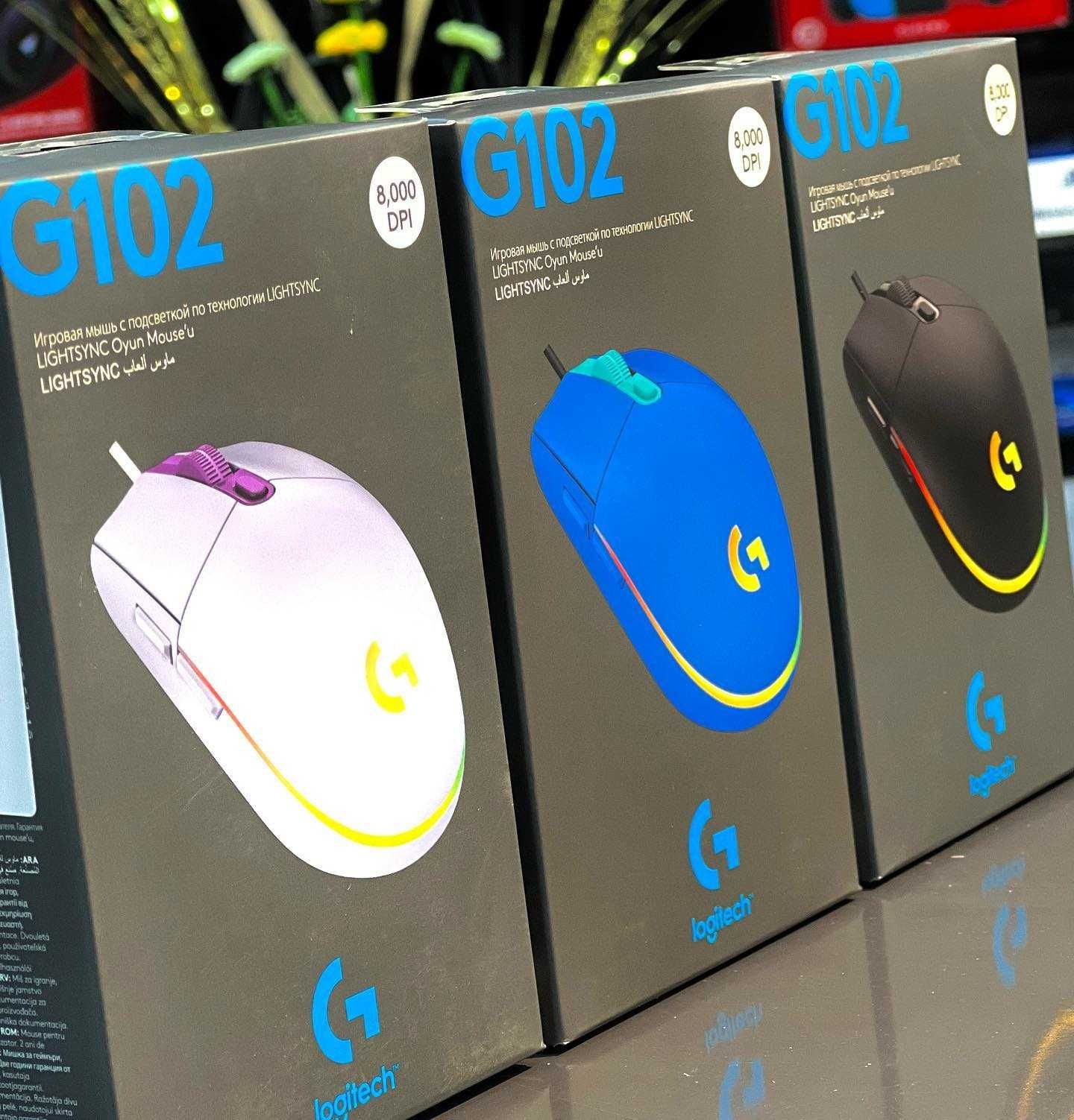 Ігрова мишка Logitech G102 Lightsync для геймерів для ПК та Ноутбука