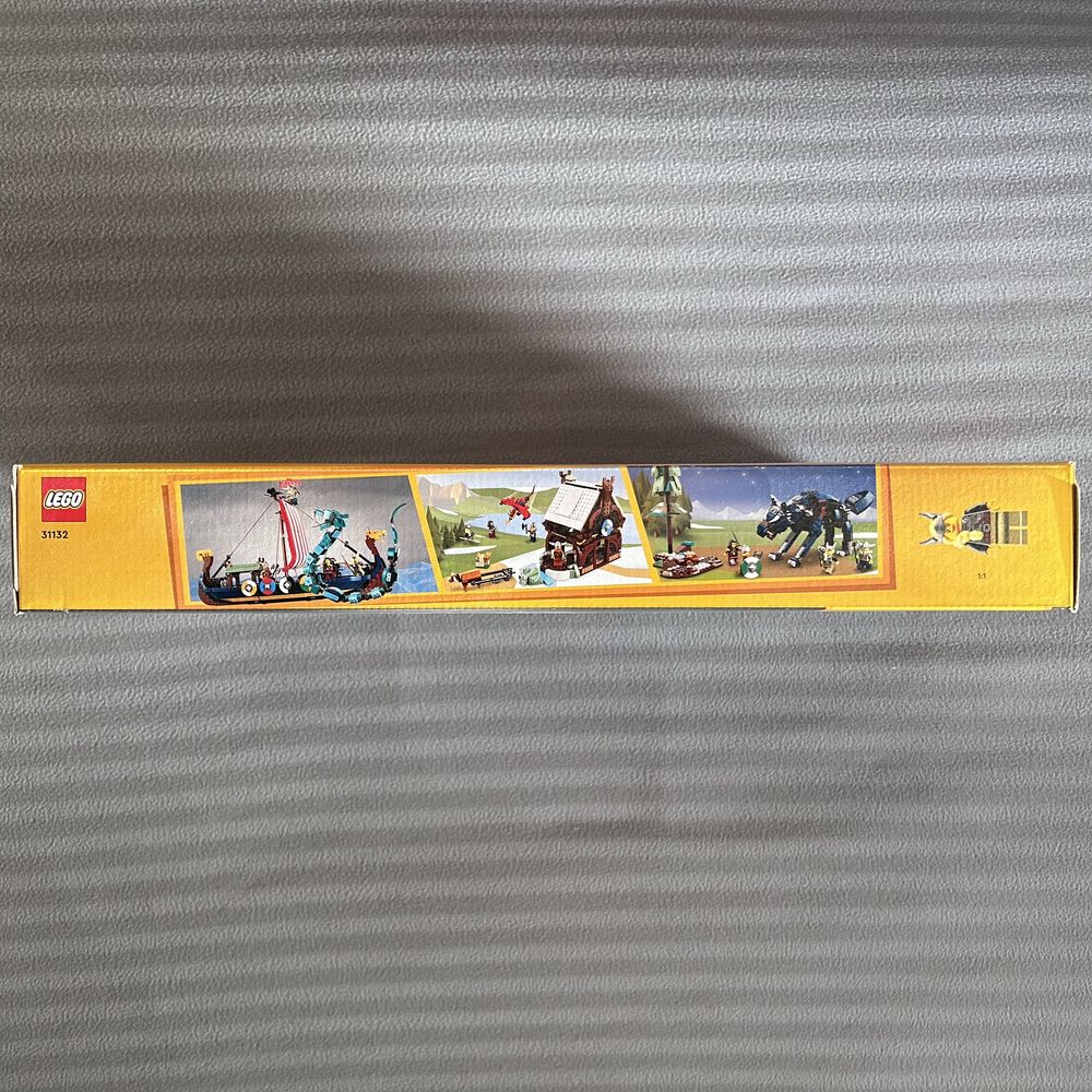 LEGO 31132 Creator 3w1 - Statek wikingów i wąż z Midgardu