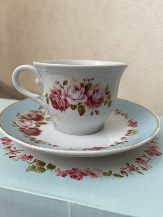 Набір чашок English home, ROMANO, фарфор, 6 шт