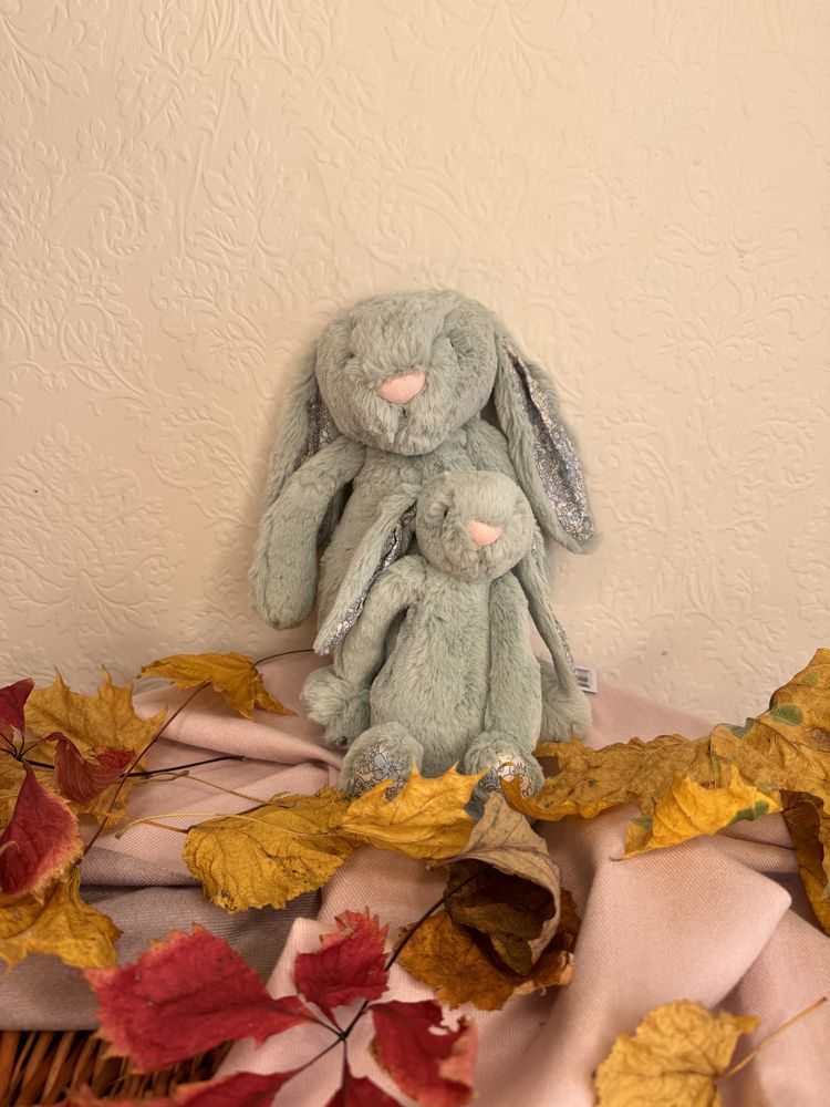 Мяка іграшка Кролик Jellycat 18см, зелений (опт/розниця)