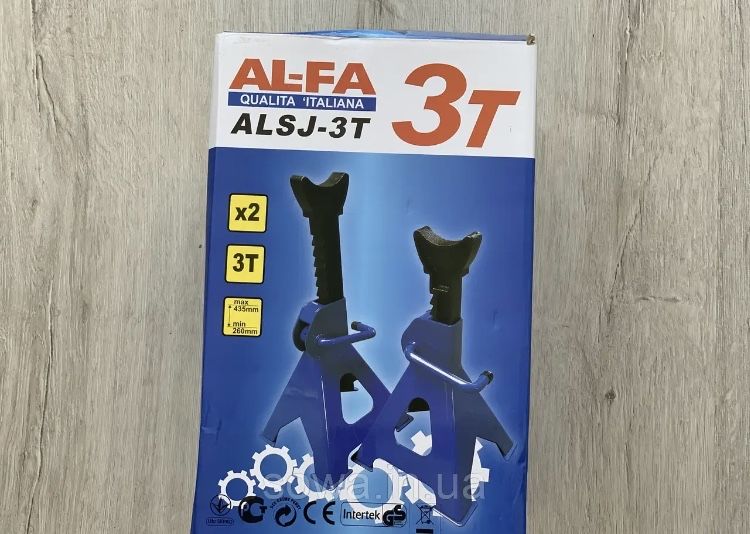 Комплект подставок под машину AL-FA ALSJ-3T Підставка під авто 3 тонны