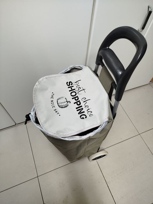 Carrinho de transporte p/ compras, praia, etc