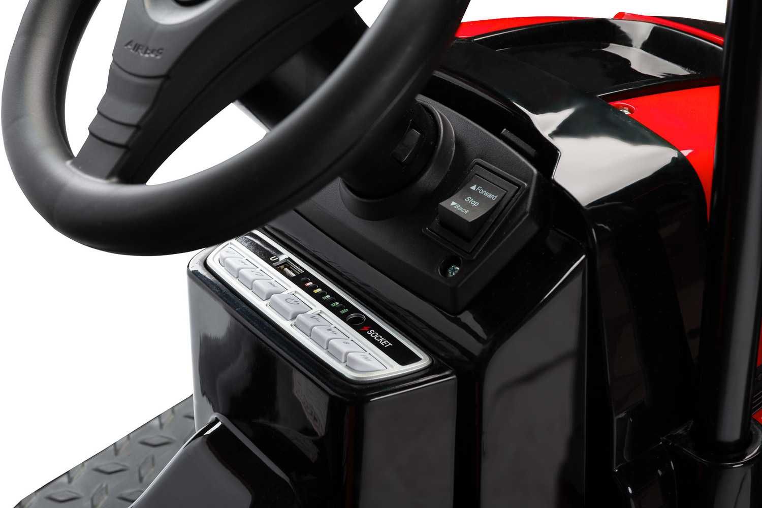 Duży TRAKTOR HECTOR Auto na akumulator Pojazd EVA Pilot