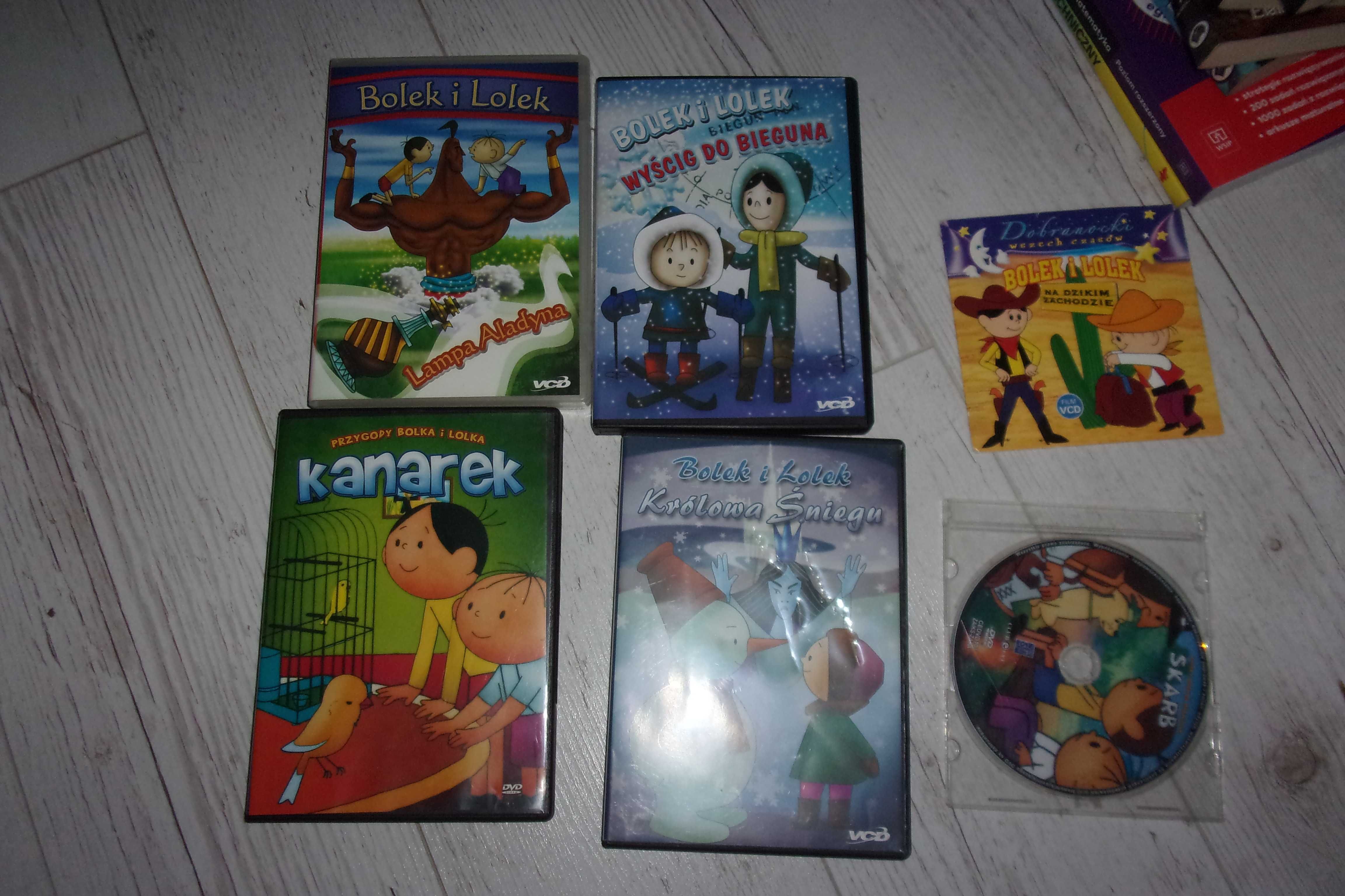 dvd bolek i lolek kanarek biegun alladyn zachód skarb