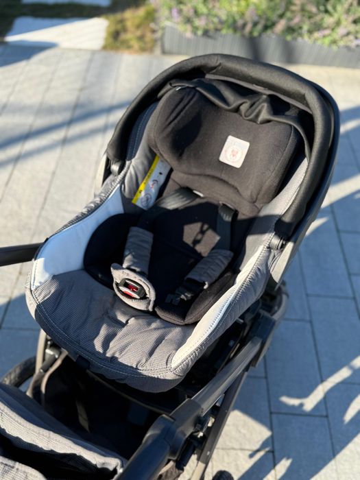 Wózek PegPerego book S (3w1) gondola/wózek/fotelik (+baza do auta)