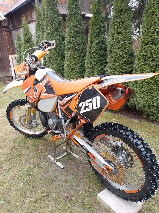 Zamiana ! Ktm sx 250  1998 doinwestowany .dwa komplety kół