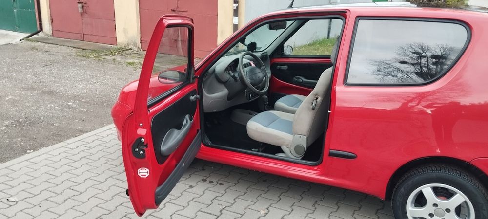 Fiat Seicento 1.1 Klima 54 kM 2004 r. Bez Rdzy. Klimatyzacja. Alumy.