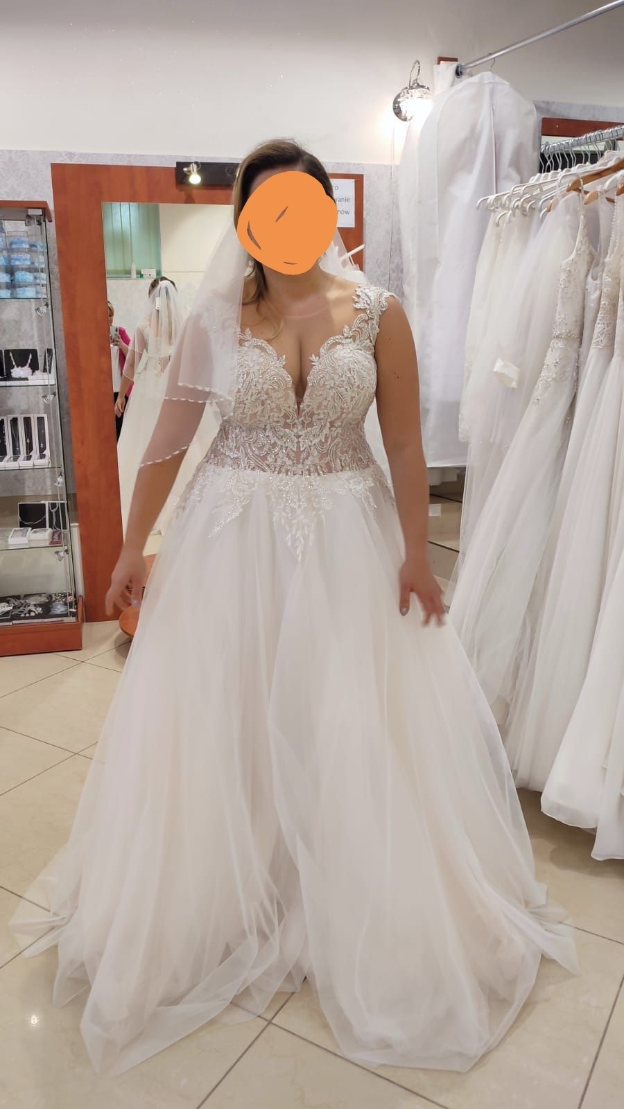 suknia ślubna rozmiar 44-46