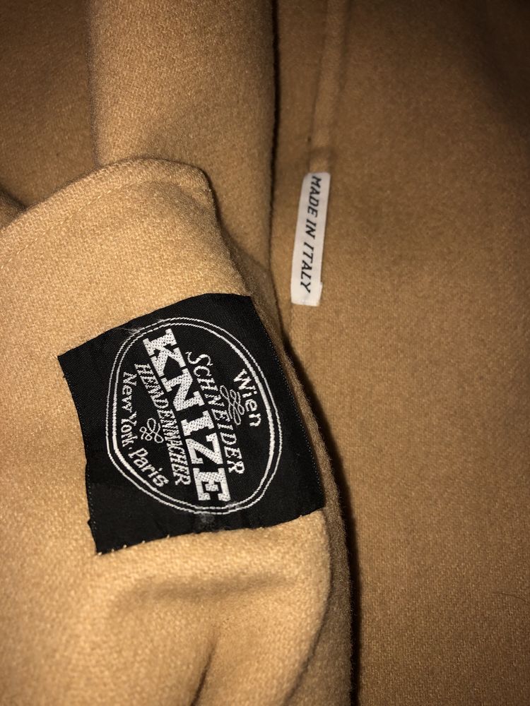 Hermes wool trench knize vintage