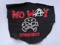 No Way Bonehead naszywka punk