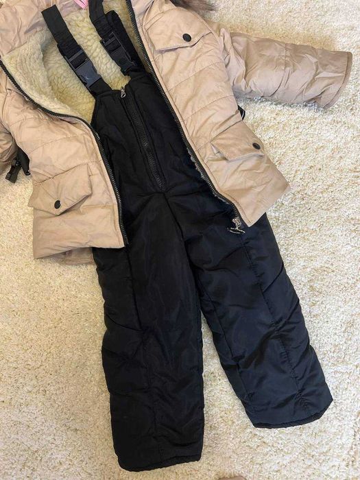 Комбінезон роздільний зимовий дитячий куртка і штани