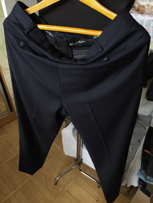 Джинсы брюки Marks&Spencer wool cashmere trousers Англия w36 navy.