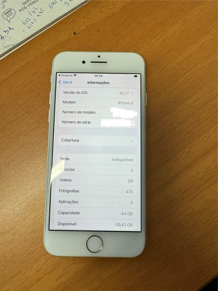 Iphone 8 64gb branco