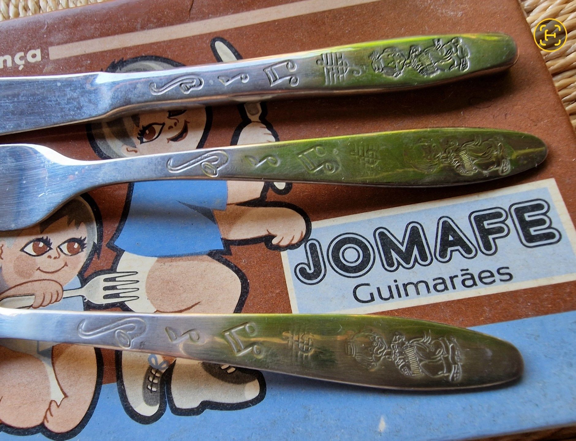 Set de Talheres de Criança da JOMAFE Guimarães Vintage
