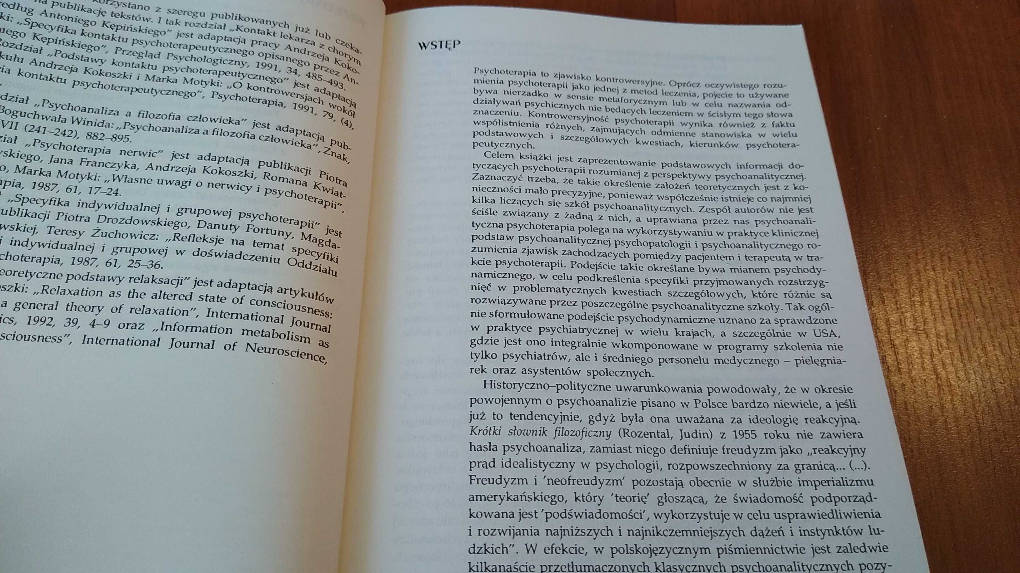 Wprowadzenie do psychoterapii Andrzej Kokoszka Piotr Drozdowski