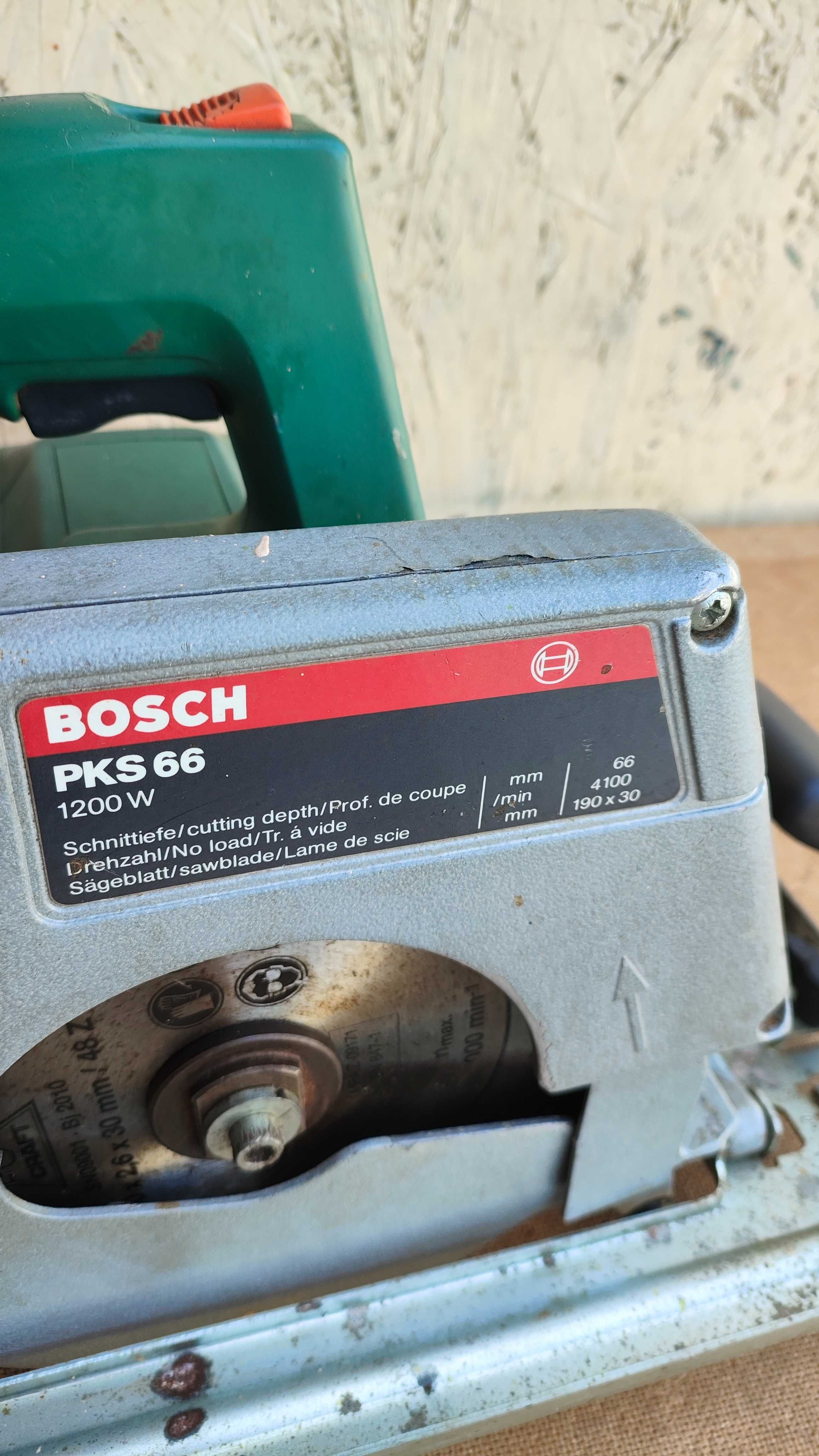 Niemiecka Piła tarczowa Bosch PKS 66, 1200 W
