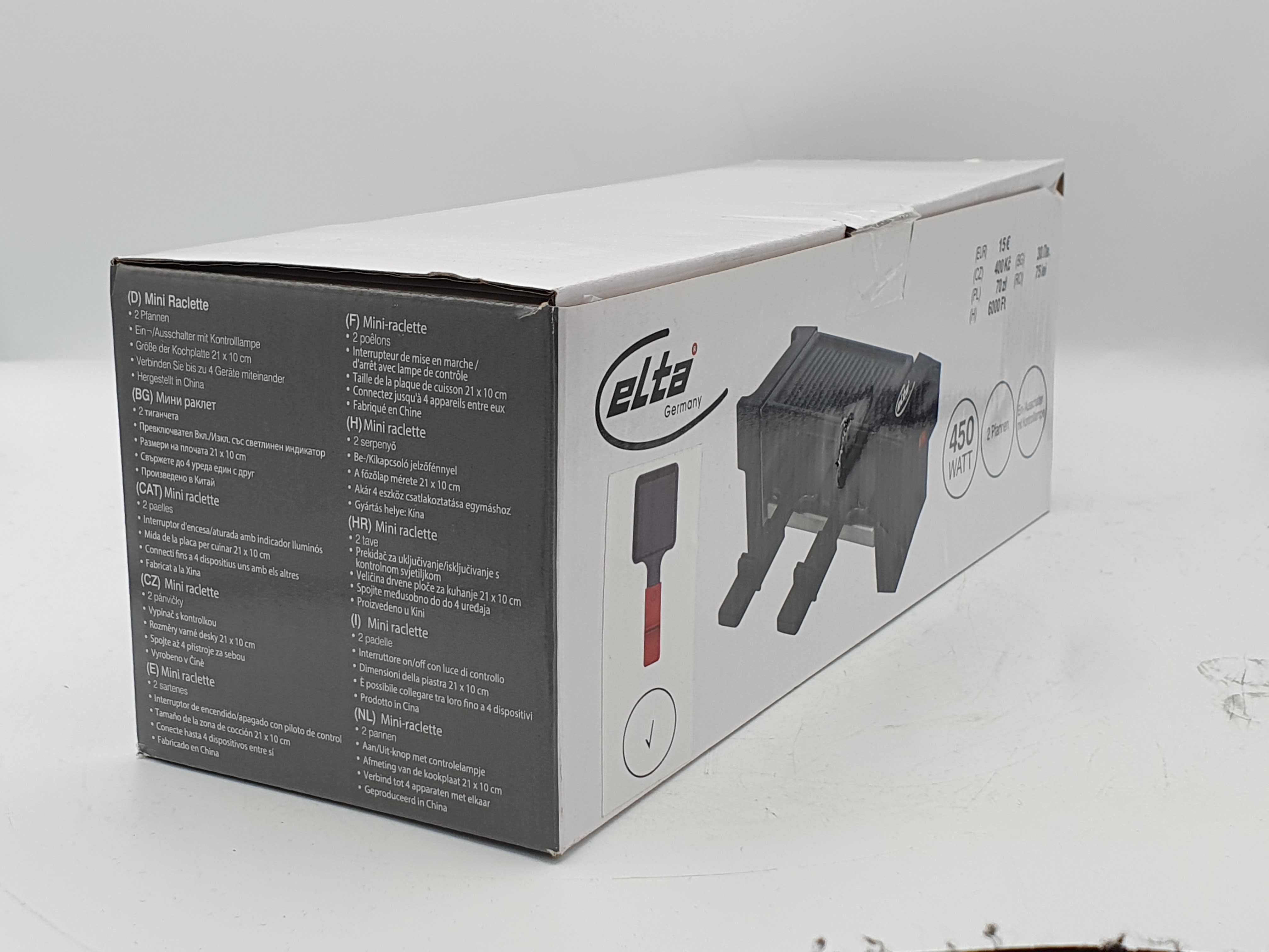 Mini Grill Stołowy Elektryczny Elta 450 W