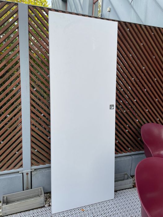 skrzydło okleinowe drzwi przesuwnych Eclisse - 70x200 - biały mat