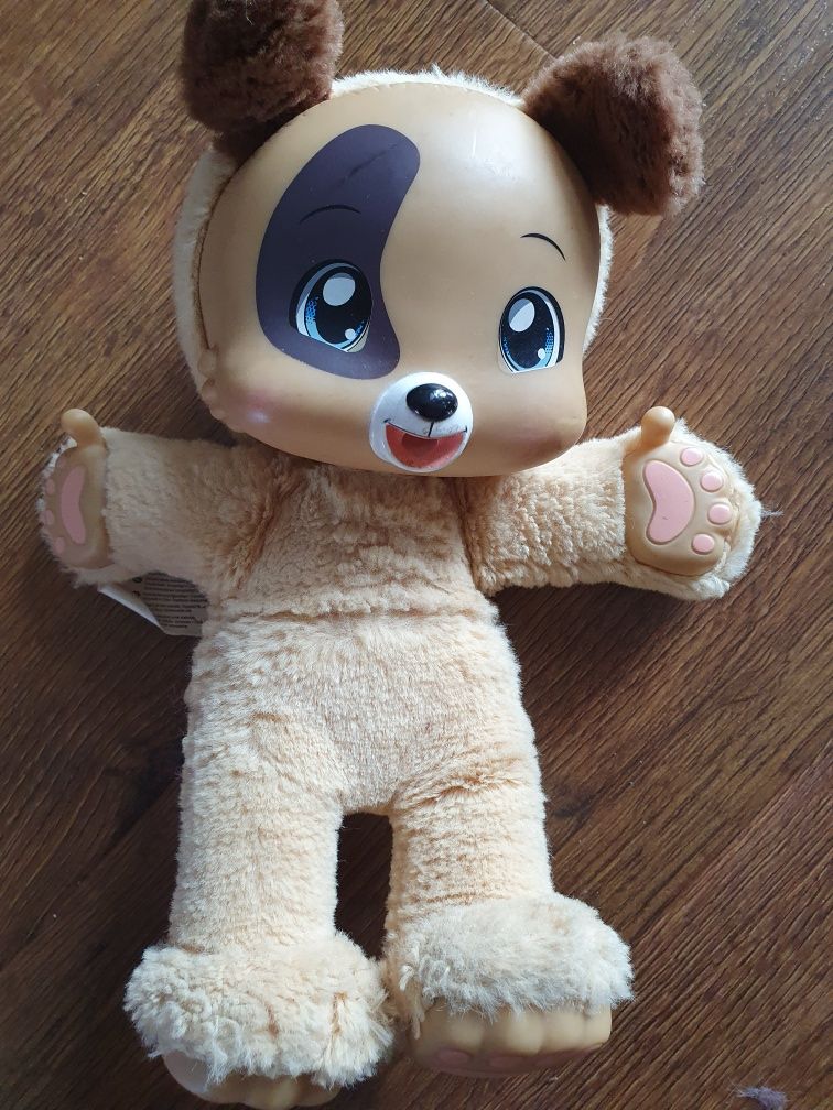 Piesek jasnobrązowy z łapkami i ciemno brązowymi uszami Zoopy Babies