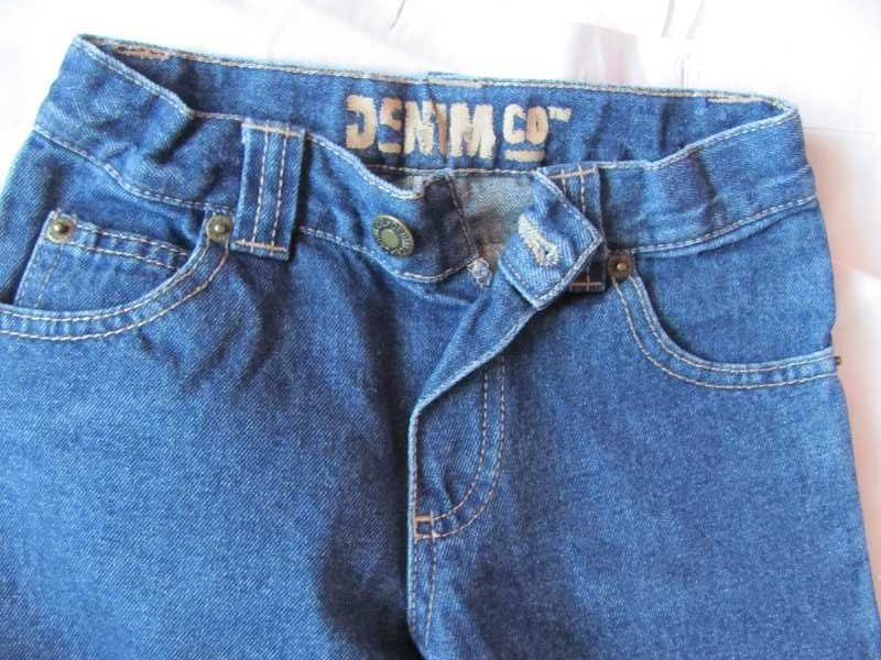 Denim & Co. spodnie dżins 4 - 5 lat / 110 cm koparka