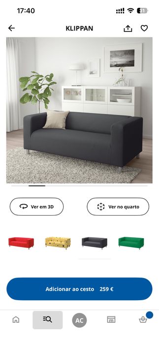 Sofá Klippan Ikea