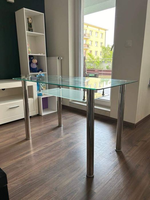 Szklany stol 120x70 uzywany Warszawa