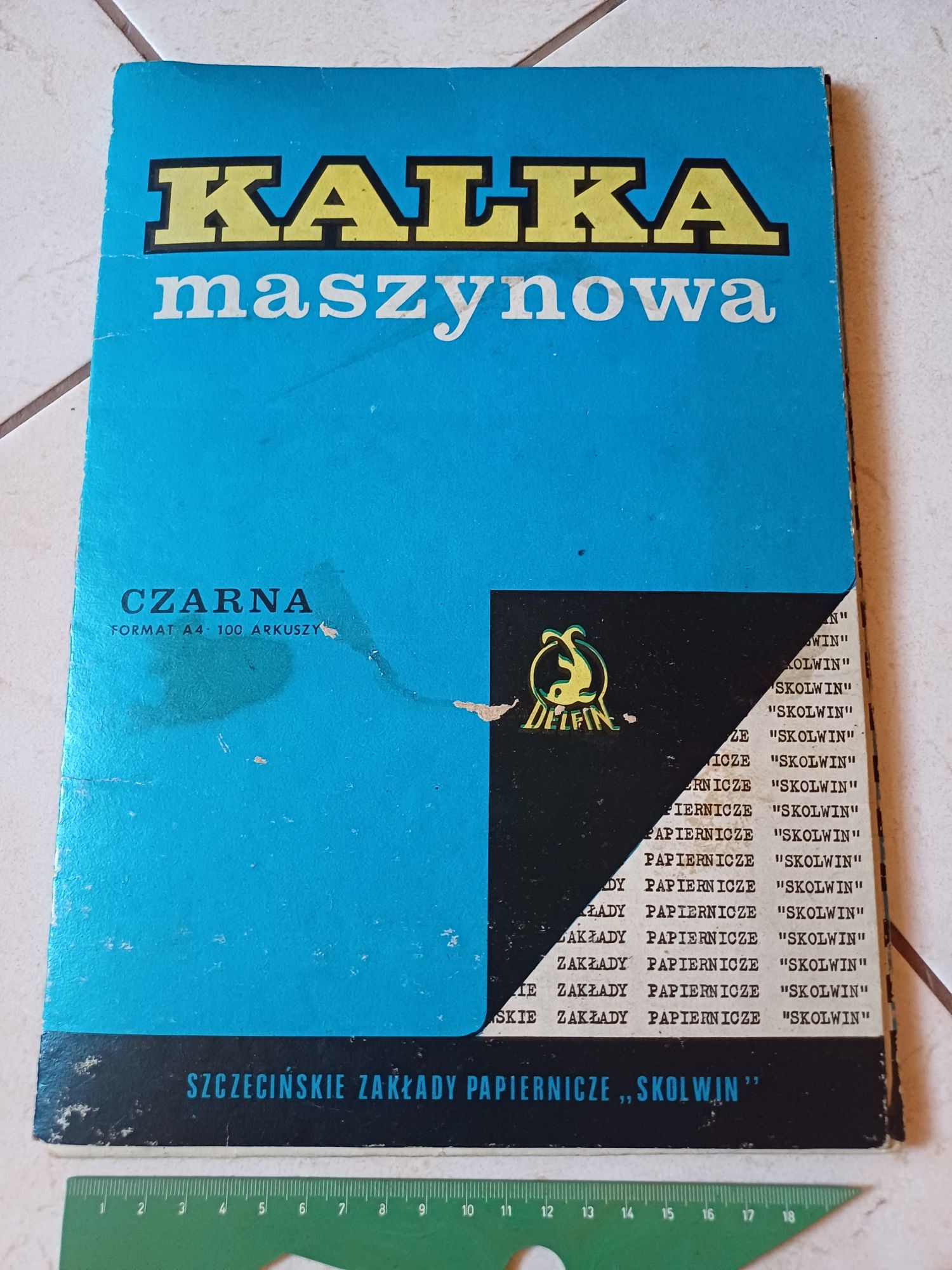 PRL kalka maszynowa ekierki