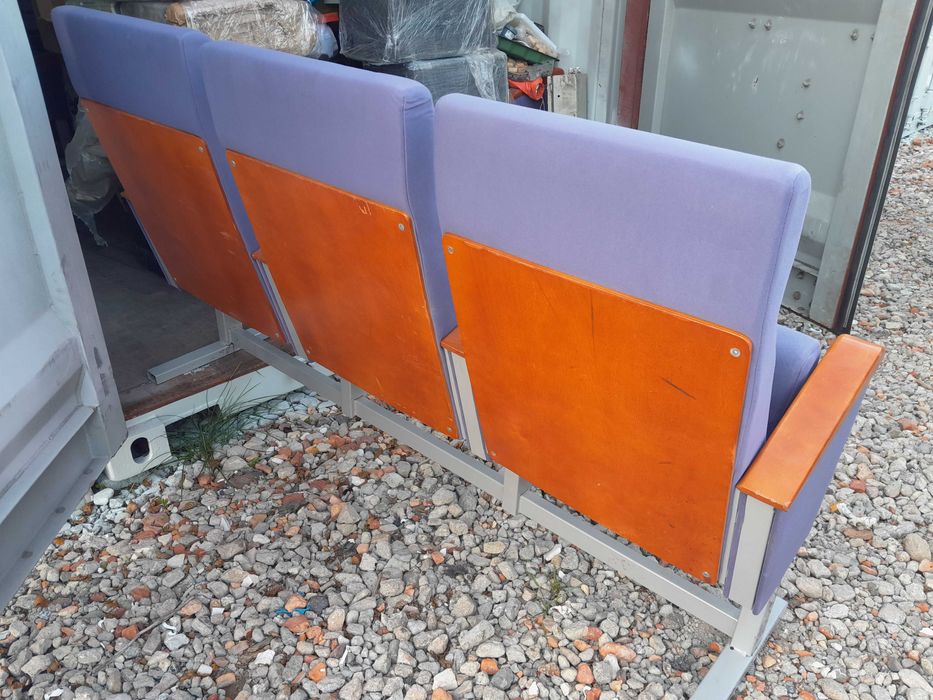 Fotele kinowe, teatralne, estradowe - komplet 4szt.