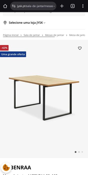 Mesa de sala como nova