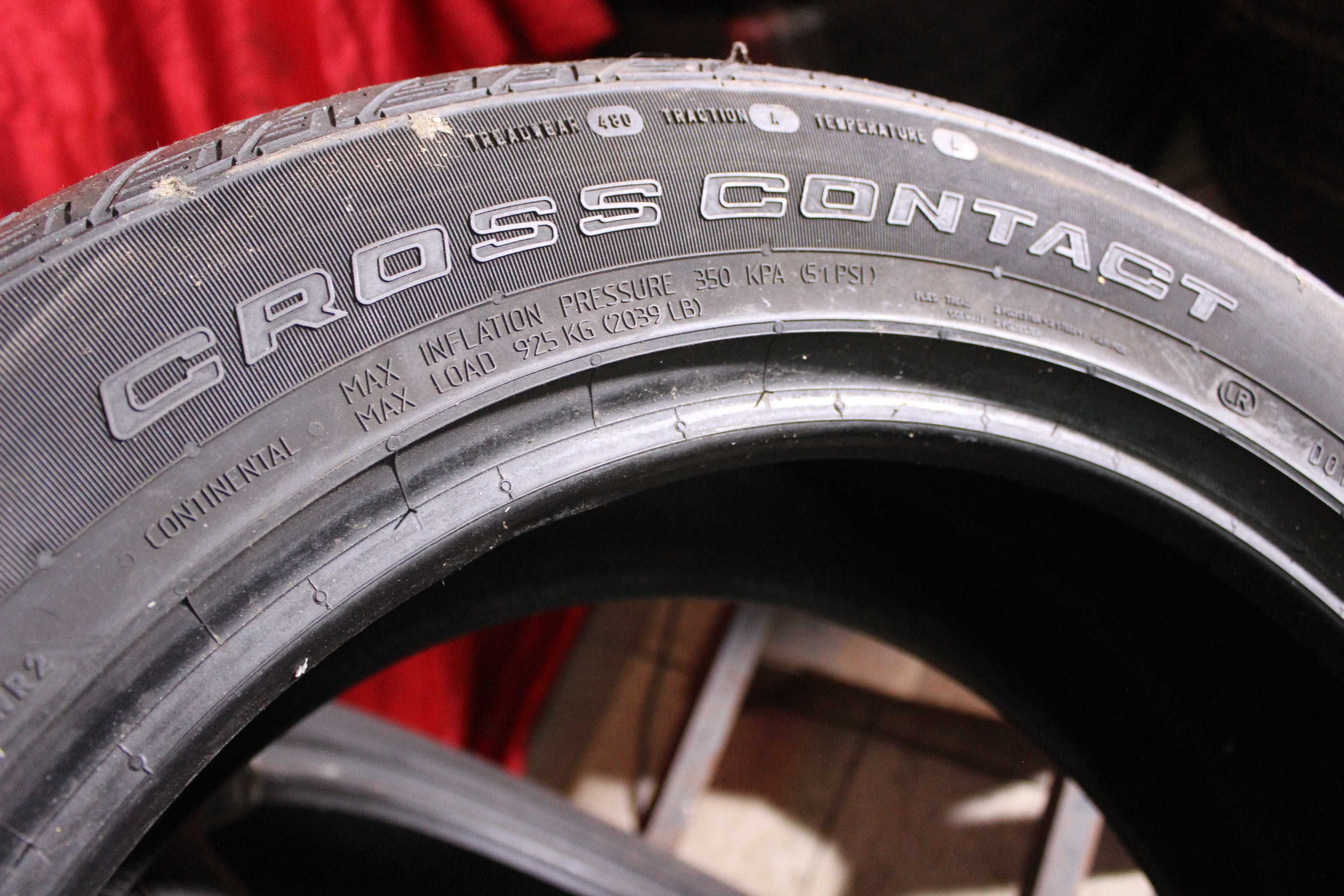 235-55-R19 CONTINENTAL CROSS CONTACT пара летней резины Germany 2022