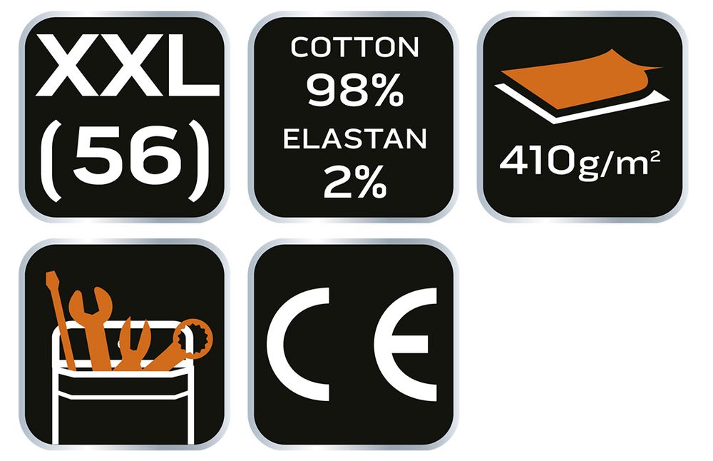 Krótkie spodenki DENIM,  rozmiar XXL