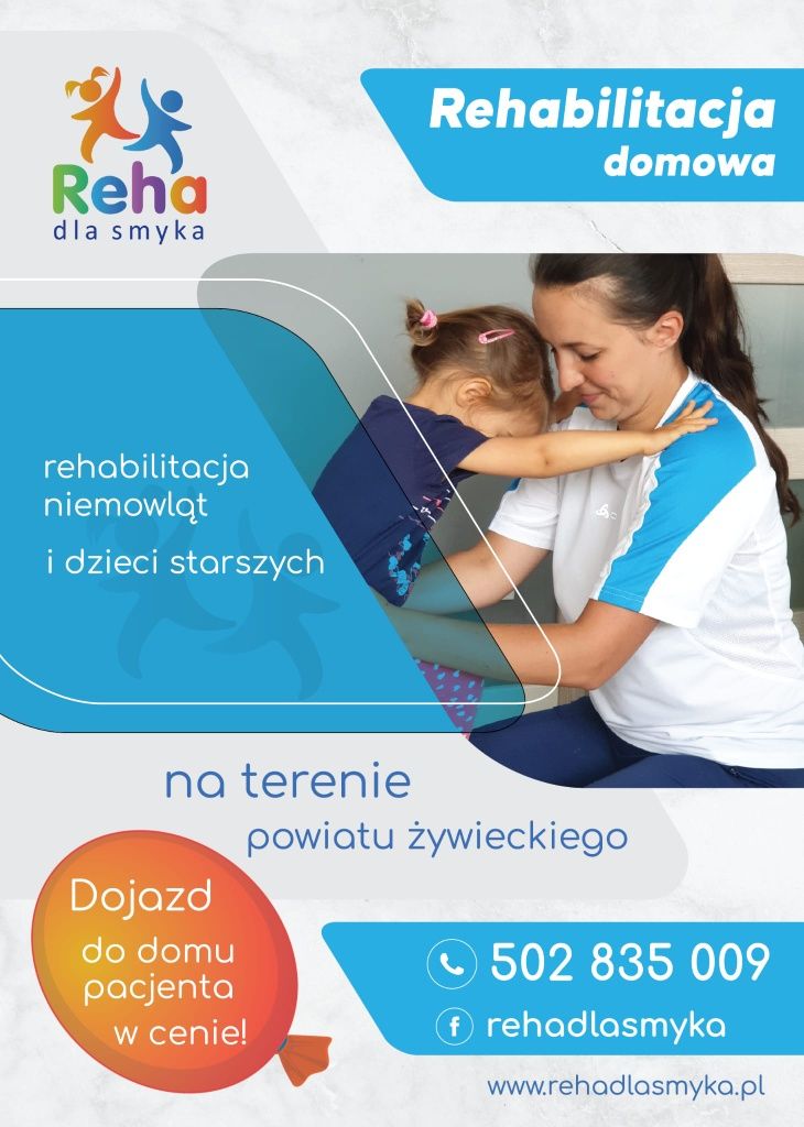 Rehabilitacja Niemowląt, Dzieci starszych, SI, diagnoza, dojazd do dom