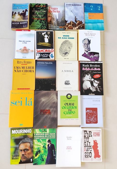 Lote de livros de autores portugueses (Alves Redol / Tiago Rebelo)