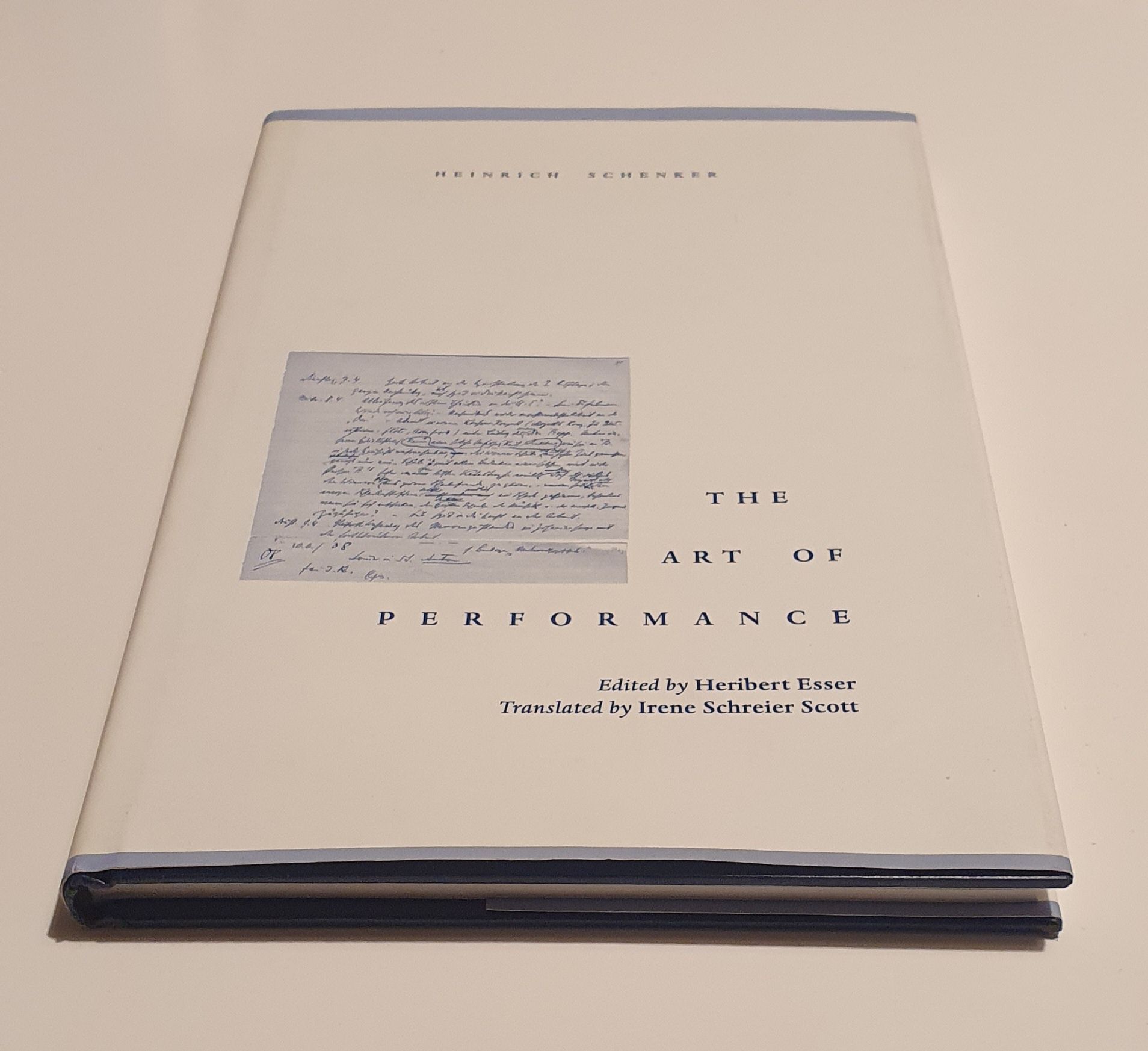 The art of performance Heinrich Schenker