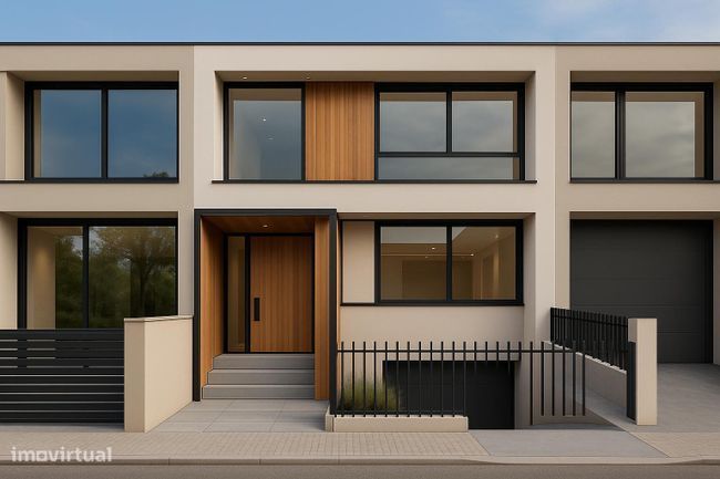 Estrutura de moradia em banda T4 – Palmeira, Braga