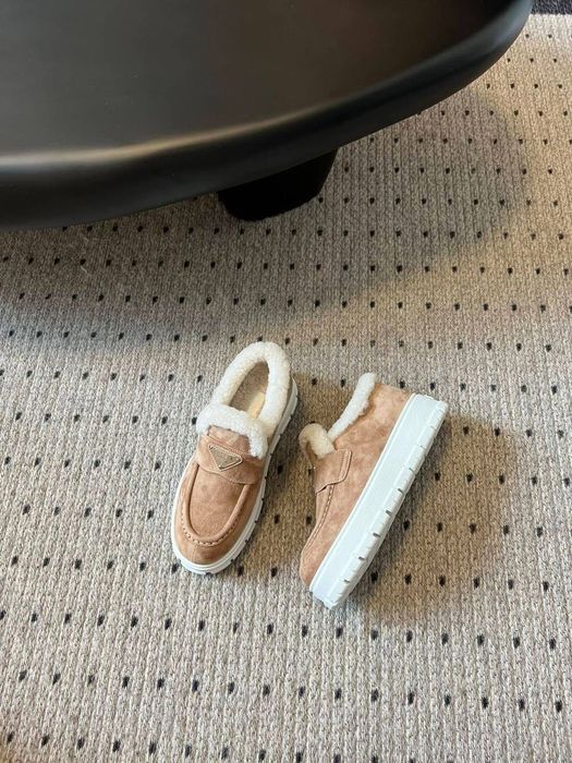 Ocieplane Botki buty Prada! Naturalna zamsza! Premium 36-41