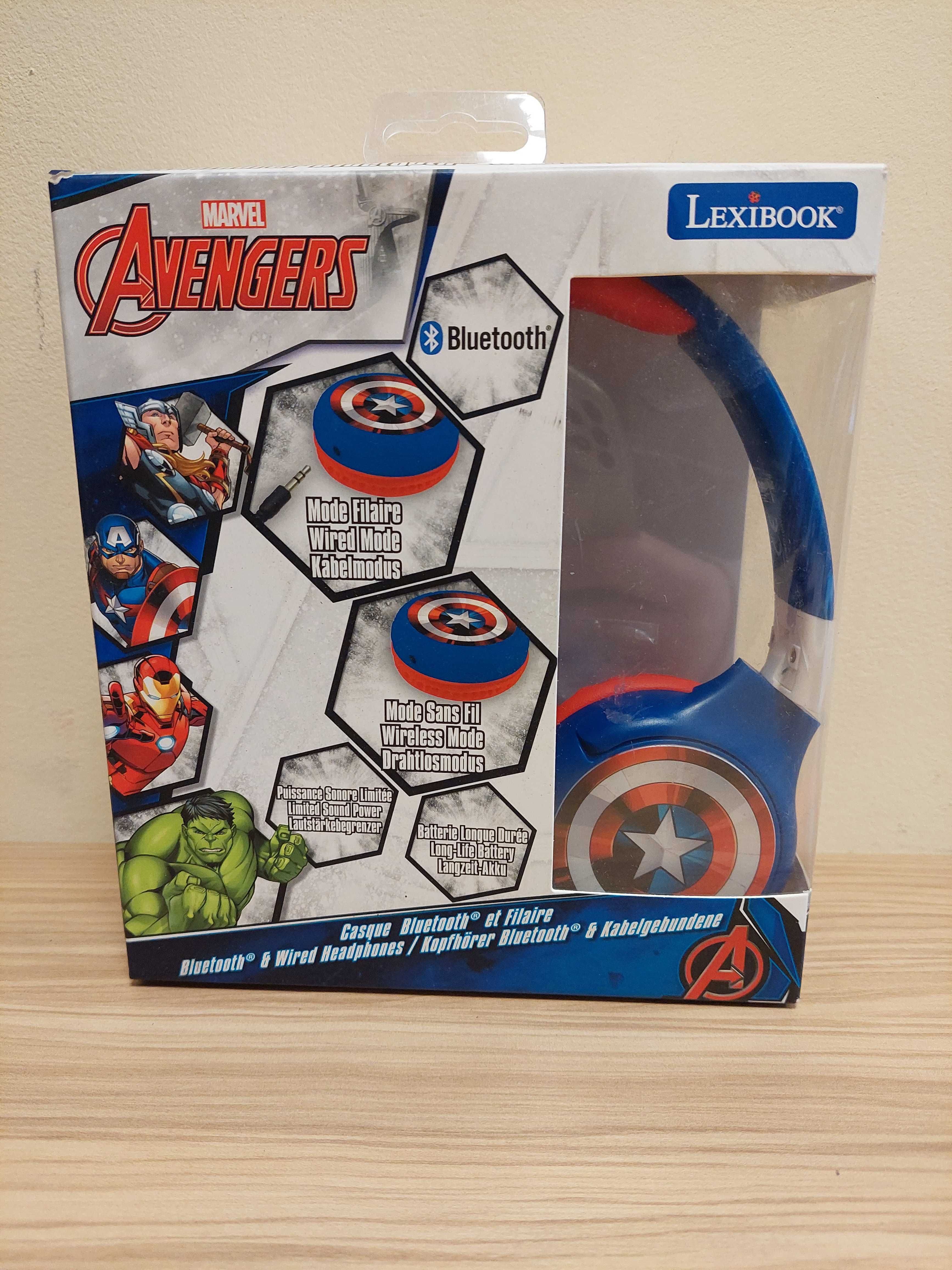 AVENGERS Słuchawki Nauszne Bluetooth Dla Dzieci