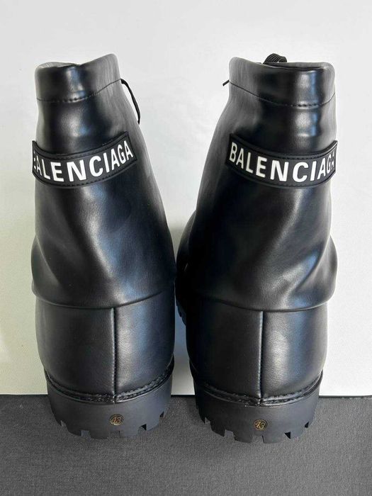 BALENCIAGA Alaska Ski Boots Leather Black ботинки буты черные чорні