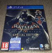 BATMAN Arkham Knight, PS4, Gra + Steelbook, Nowe w folii