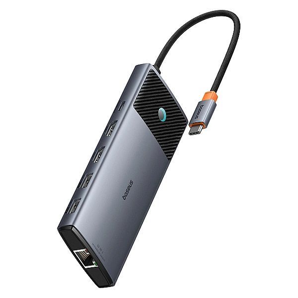 Hub 10w1 Baseus Metal Gleam Series Ii Usb-c do Hdmi 4k 120Hz / Hdmi 4k
