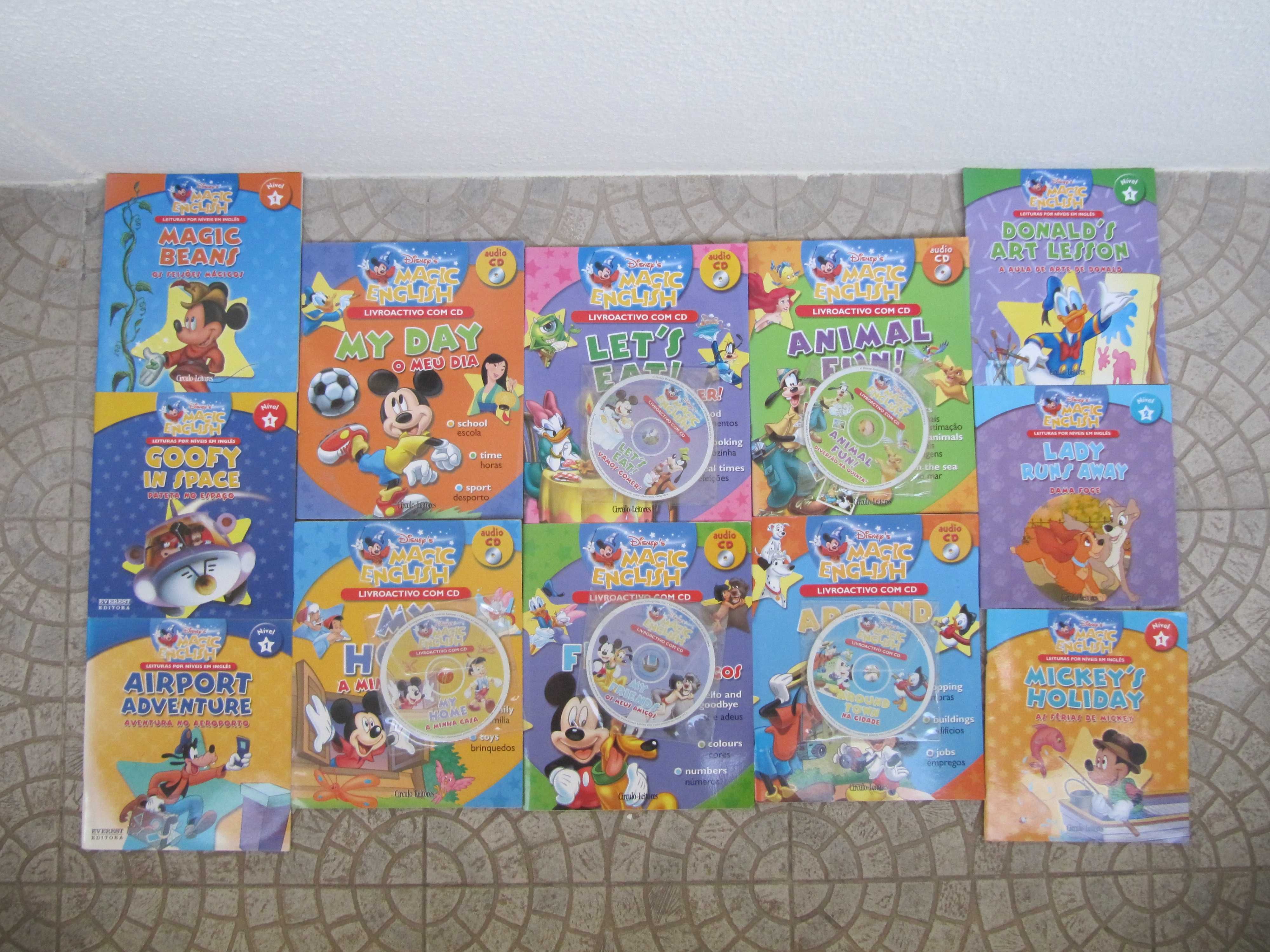 NOVO Disney 's Magic English - Leitura infantil - Mickey Pateta Donald