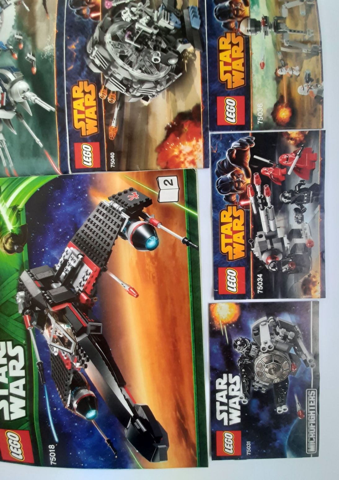 Лише інструкції Лего Стар Ворз Lego Star Wars 75018,75042,75089 та ін.