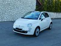 Fiat 500 1.2 l 70 km. panorama dach .klima.alu felga.bezwypadkowy .opłacony