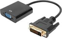 Адаптер DVI (24+1) male to VGA female 0.15м Black