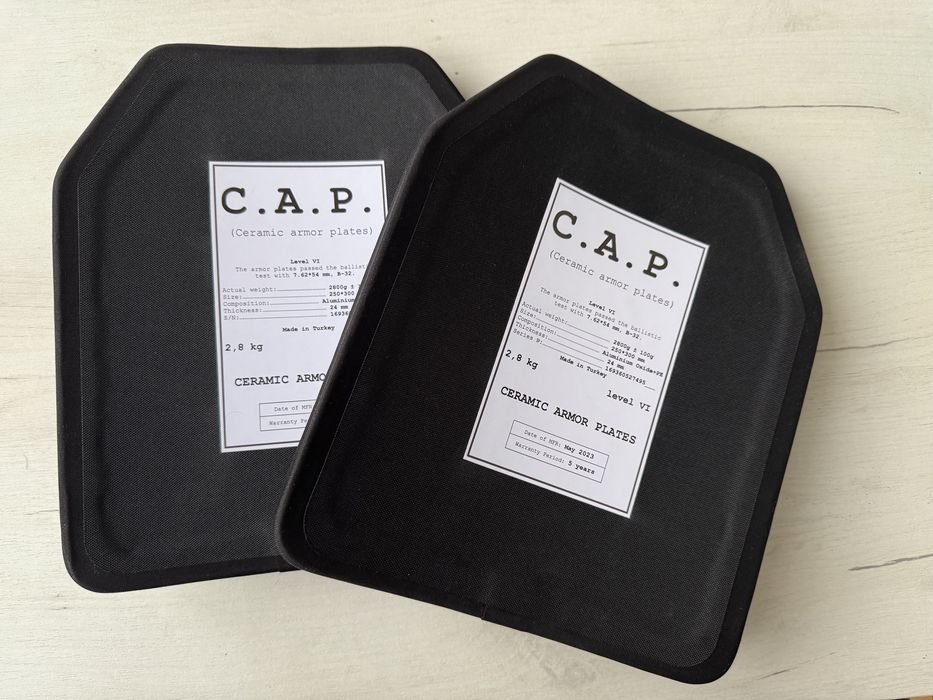 Керамічні Плити CAP Тупція 6клас захисту.  Пара 9600грн. Сертифіковані