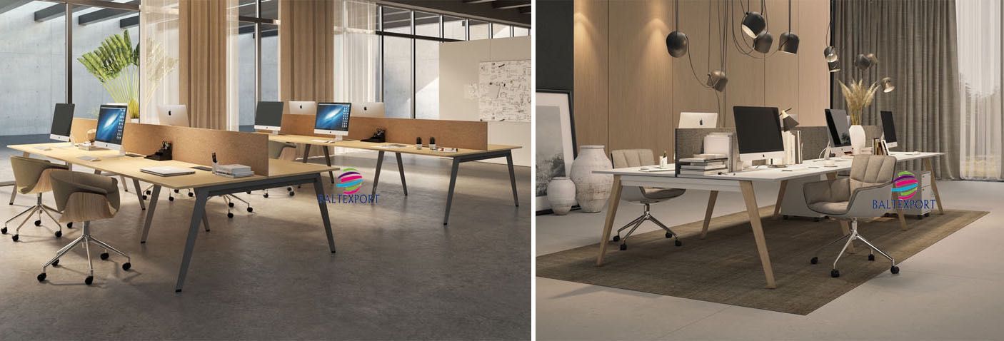 Mesa / ilha Posto Trabalho com 2 | 4 | 6 | 8| 10 Lugares Material Novo