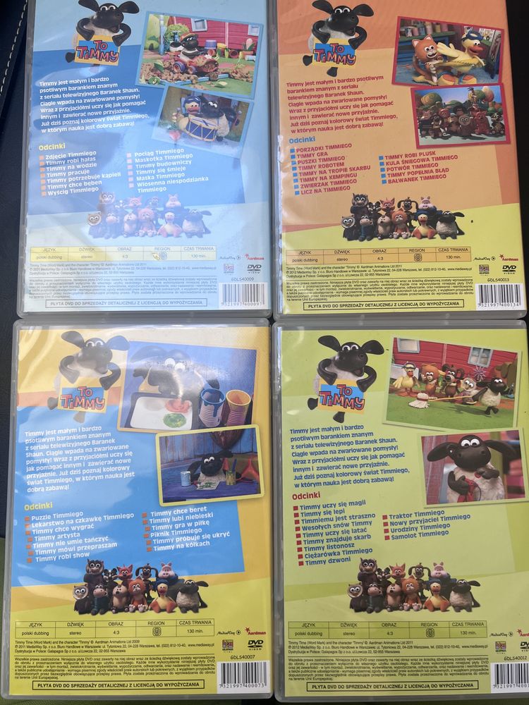 To Timmy zestaw 4 płyt DVD Timmy Time